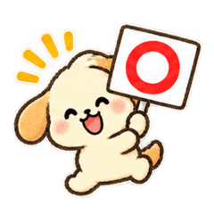 手描きわんこの毎日・文字なしスタンプ